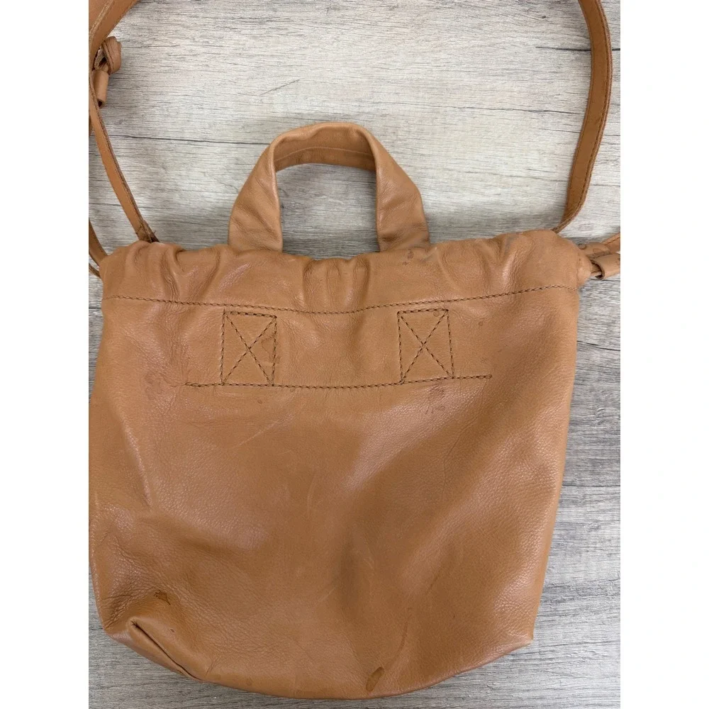 Madewell Piazza Hobo Bag English Saddle Leather Crossbody Brown NH025